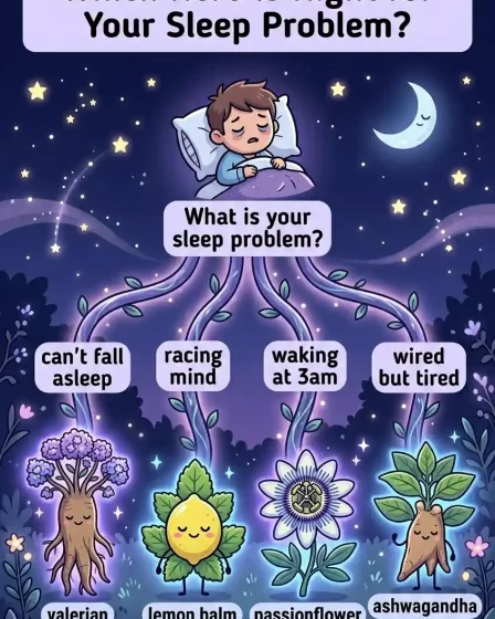7 Herbs for Sleep Matched to Your Specific Sleep Problem