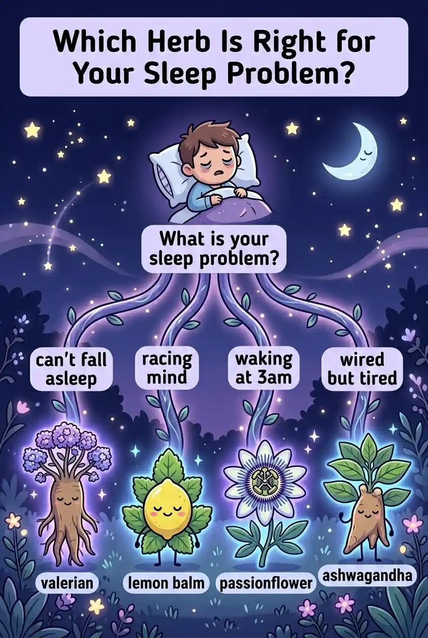 7 Herbs for Sleep Matched to Your Specific Sleep Problem