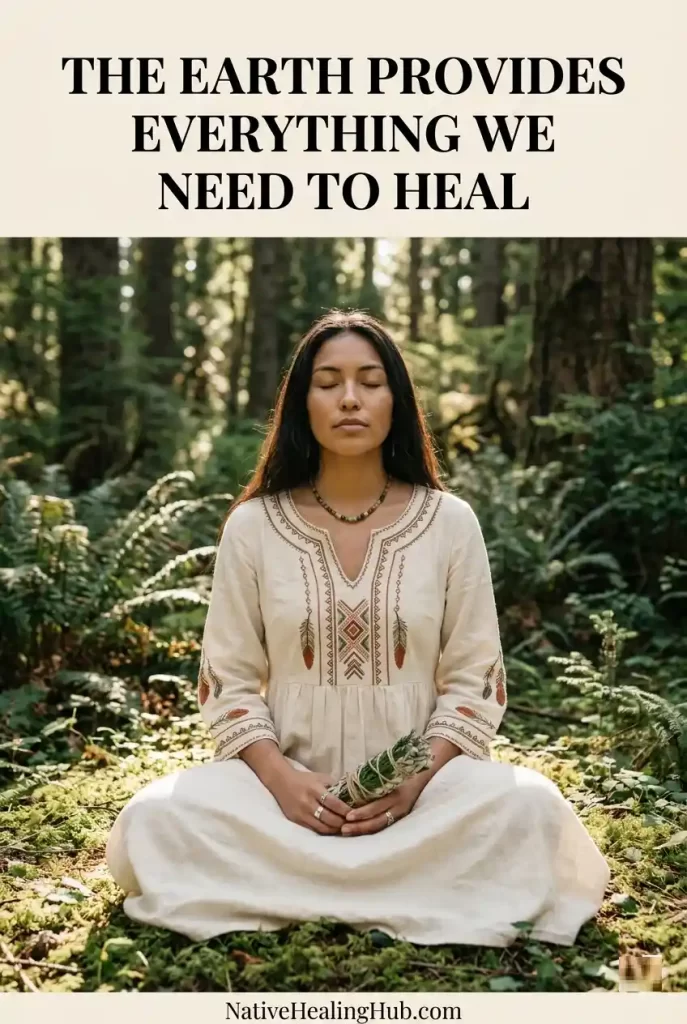 "The Earth does not belong to us. We belong to the Earth — and She provides everything we need to heal." This ancient Native American teaching holds the key to true wellness. When we reconnect with nature and its plants, healing begins. Save this as your daily reminder. 🌿 nativehealinghub.com #NativeAmericanWisdom #IndigenousWisdom #HealingQuotes #NaturalHealing #EarthMedicine #HolisticWellness #SpiritualHealing #PlantMedicine #AncestralWisdom #NativeHealing
