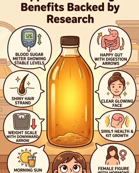 Apple Cider Vinegar Benefits What It Actually Does for Women, Hair, Skin and Blood Sugar