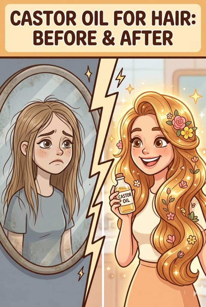 Castor oil for hair growth works — but only if you use it the right way. Most people quit after two weeks because they're applying it wrong. Here's the exact method, how long to leave it in, and what to realistically expect after 8 weeks of consistent use. Full guide at the link.