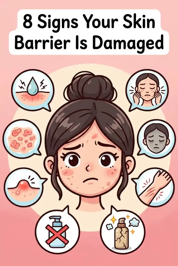 Redness, stinging, dryness that moisturizer can't fix, sudden breakouts — these are all signs of a damaged skin barrier. Here's what actually repairs it and what makes it worse.