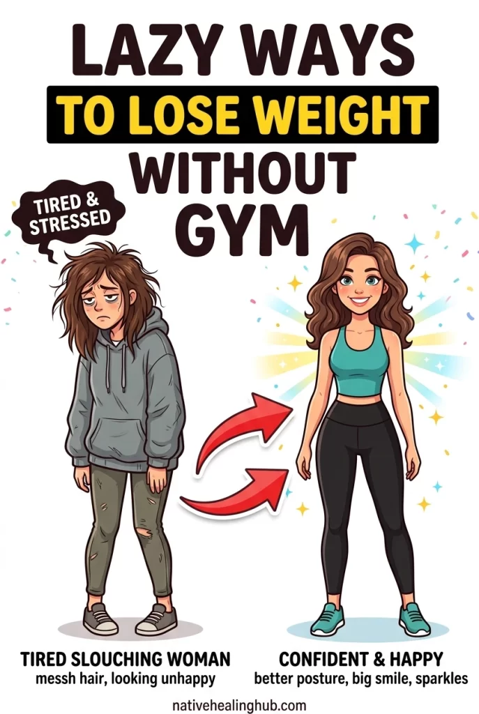 Lazy Ways to Lose Weight Without the Gym — 10 That Actually Work